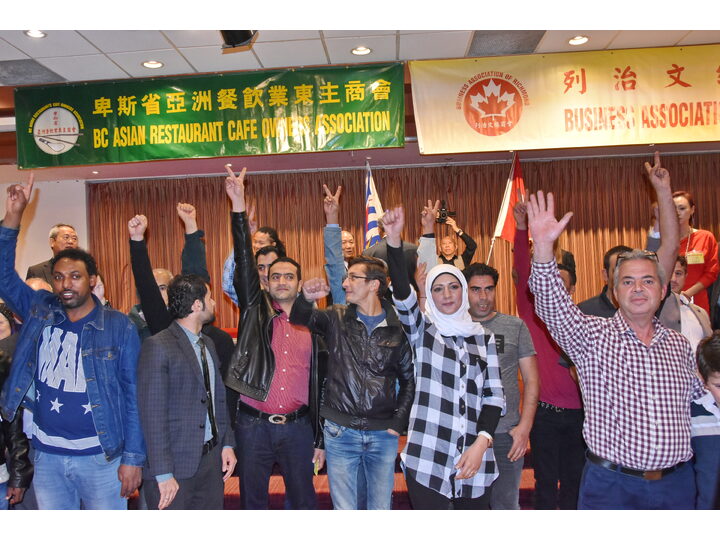 敘利亞難民迎新宴會