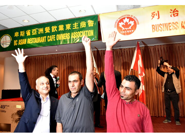 敘利亞難民迎新宴會