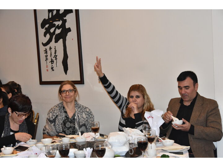 敘利亞難民迎新宴會