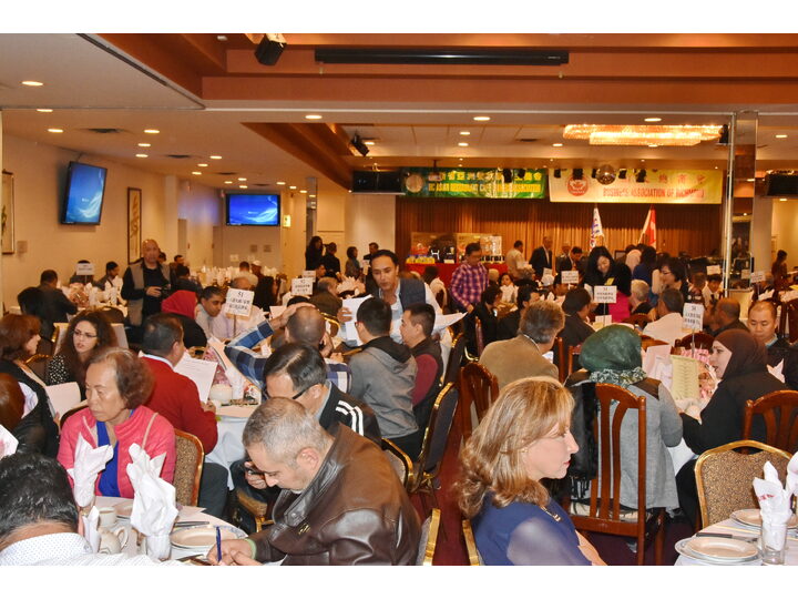 敘利亞難民迎新宴會