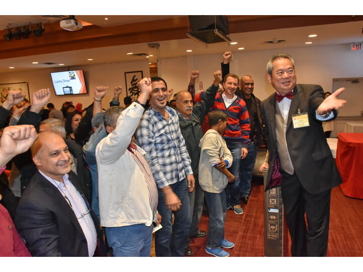 敘利亞難民迎新宴會