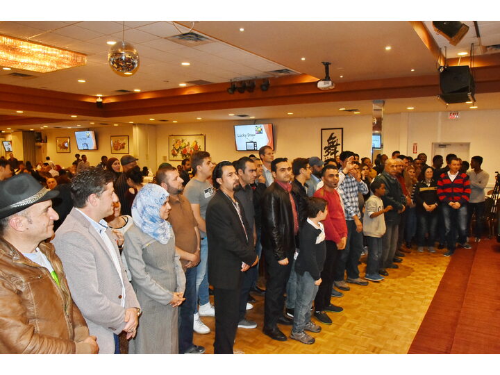 敘利亞難民迎新宴會