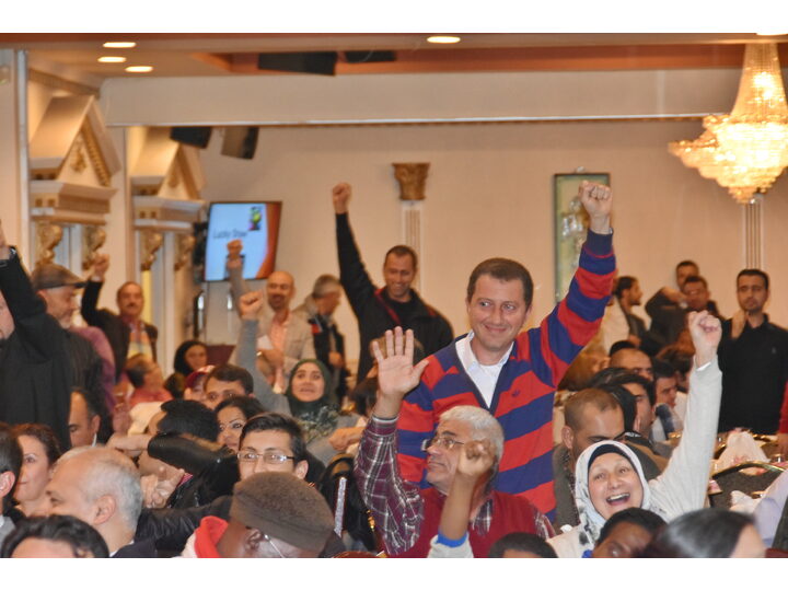 敘利亞難民迎新宴會