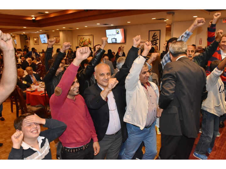 敘利亞難民迎新宴會