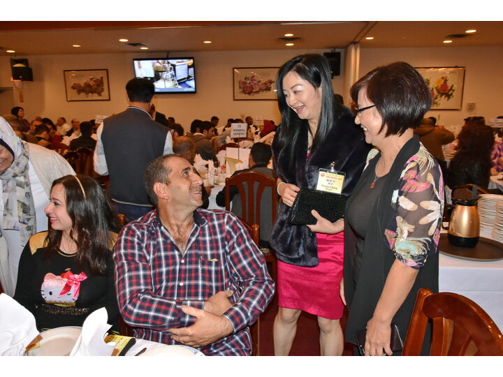 敘利亞難民迎新宴會