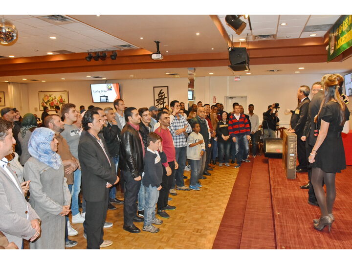 敘利亞難民迎新宴會