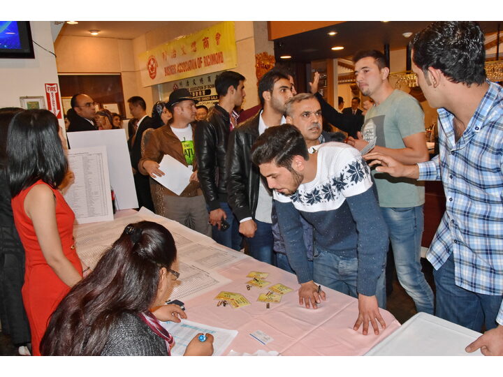 敘利亞難民迎新宴會